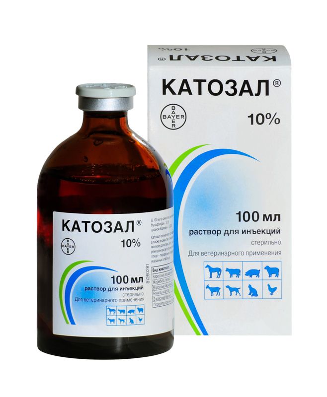 Катозал (Catosal) 10% 100мл ветаптека  ИппоВет (IppoVet)