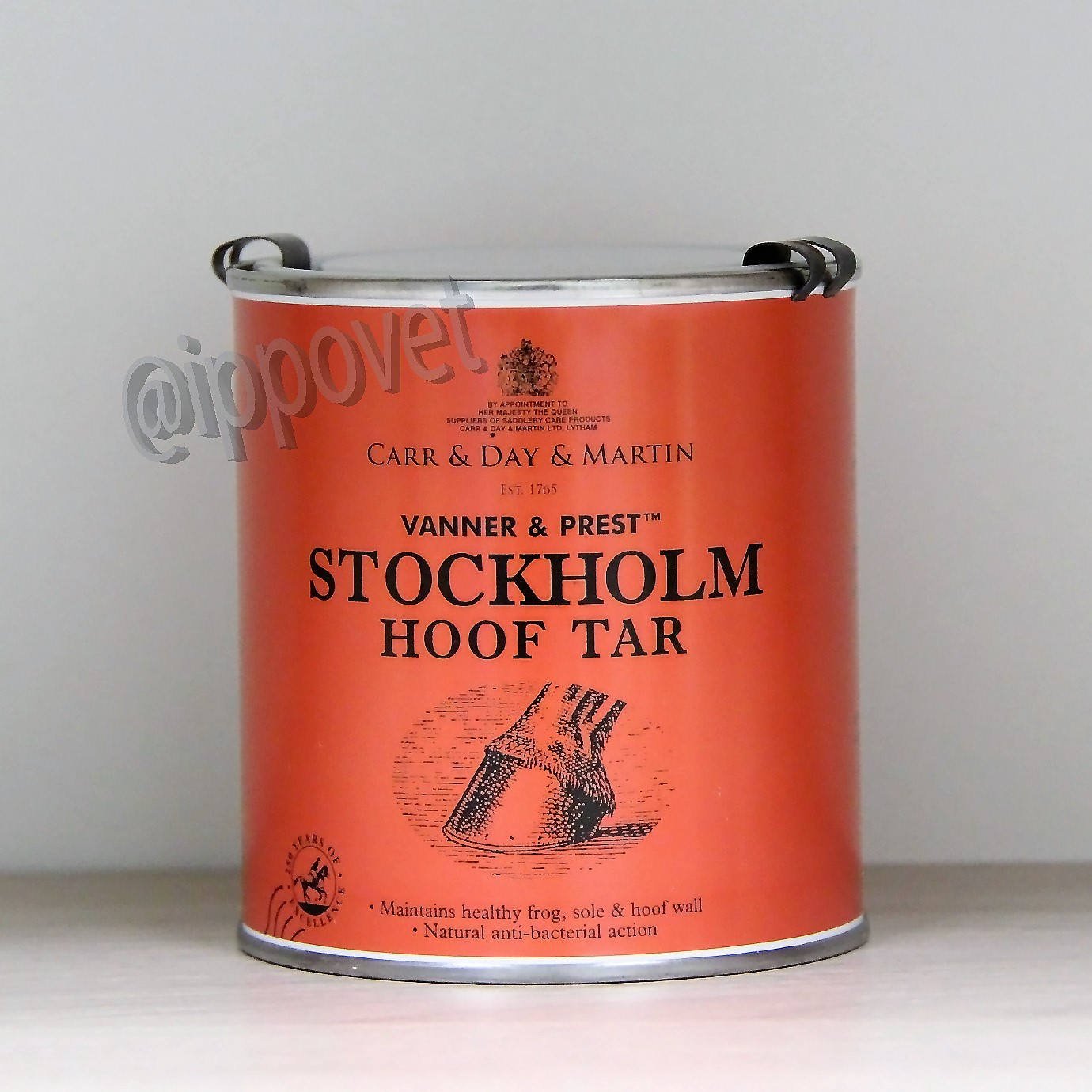 Смола Стокгольмская Vanner & Prest Stockholm Hoof Tar 455 мл  ветаптека  ИппоВет (IppoVet)